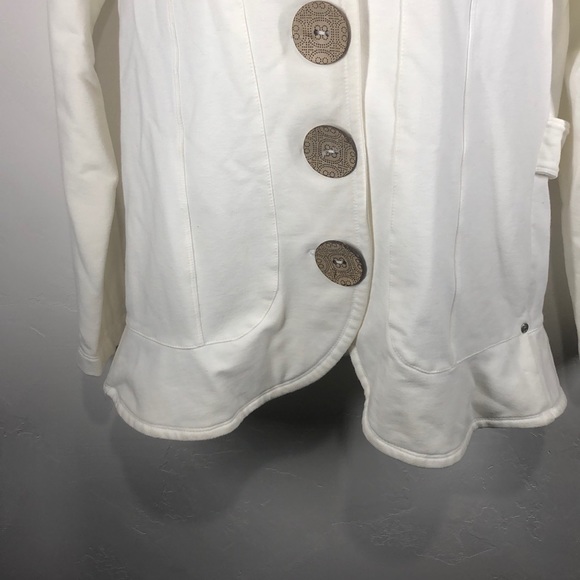 Neon Buddha off white sweatshirt jacket size large - Picture 4 of 10